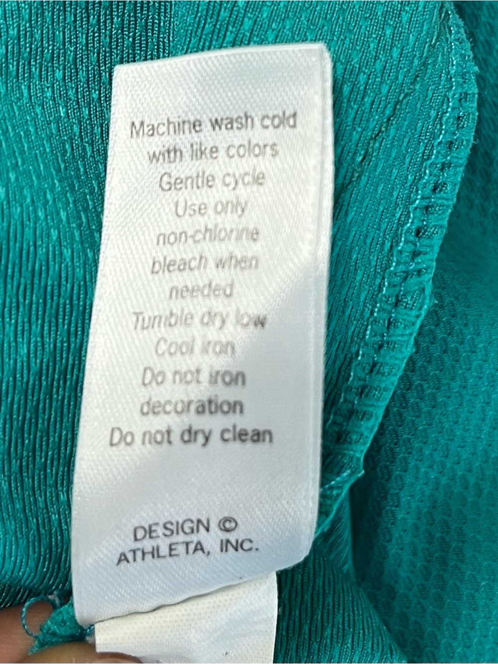 Athleta Wick-It Wader Teal Long Sleeve Swim Cover-Up Dress M - Picture 14 of 17